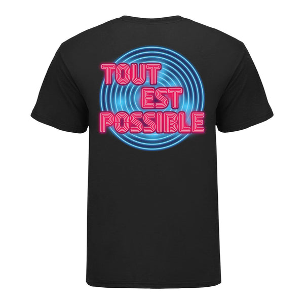 Cirque du Soleil Tout Est Possible Neon T-Shirt en noir - Vue arrière