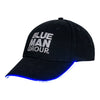 Blue Man Group Youth Light Up Hat en noir et blanc - Vue de gauche, illuminé