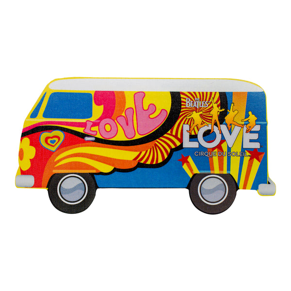 Les Beatles LOVE Van Vinyl Sticker - Vue de face
