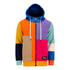 Les Beatles LOVE Patchwork Zip Up Hooded Jacket en multicolore - Vue de face