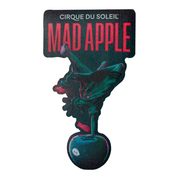 Mad Apple Statue Vinyl Sticker - Vue de face
