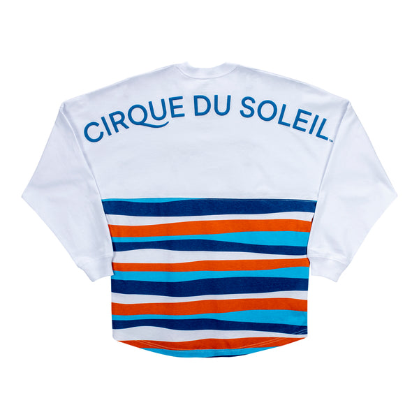 KOOZA Spirit Jersey® en blanc, bleu et orange - Vue arrière