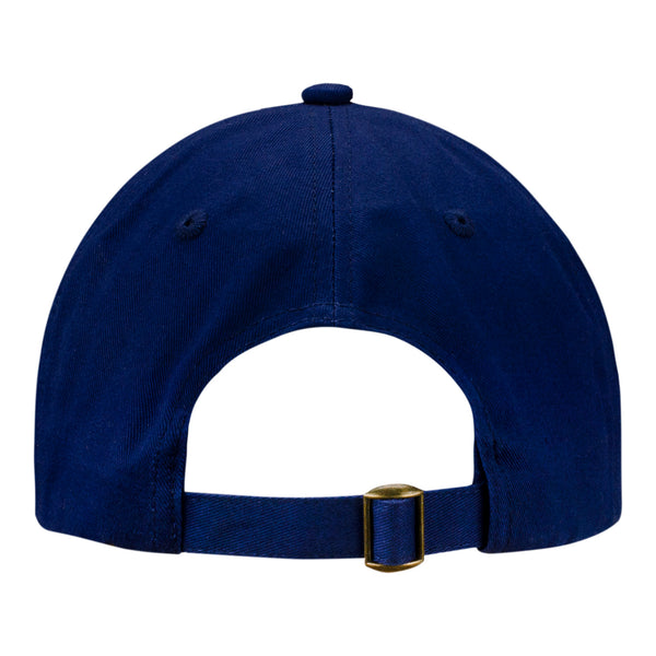 CRYSTAL Chapeau de dames à carreaux bleus dans marine - Vue arrière