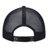 CRYSTAL Geo Mesh Hat en noir - Vue arrière