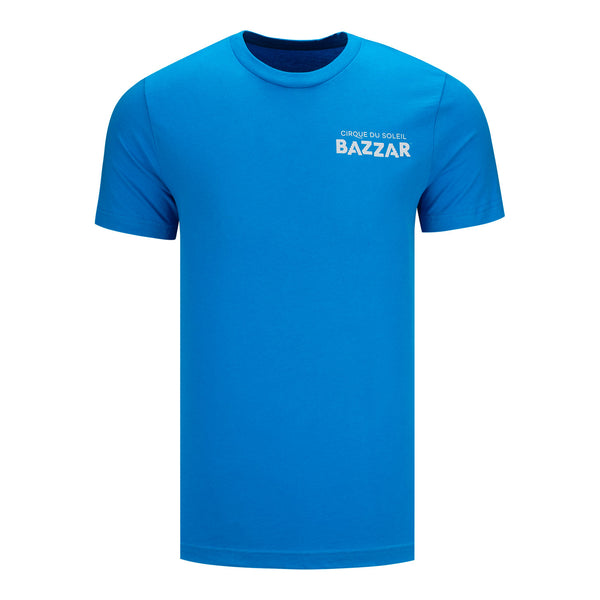 BAZZAR Maestro’s Hat T-Shirt en bleu - Vue de face