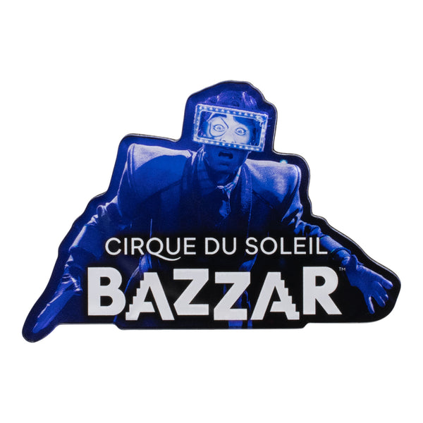 BAZZAR Maestro 3D Magnet en bleu - Vue de face