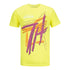BAZZAR Spray Logo Youth T-Shirt en jaune - Vue de face