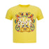 Les Beatles LOVE Logo chapiteau Rétro Motif T-shirt pour tout-petits en jaune - Vue de face