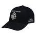 KÀ Logo de chapiteau Chapeau brodé noir en noir et blanc - Vue de gauche