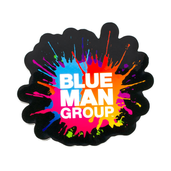 Blue Man Group Autocollant d’éclaboussures - Vue de face