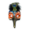 Masque de paon bleu haut de gamme du Cirque du Soleil - Vue de face