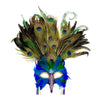 Masque de paon en dentelle plume du Cirque du Soleil - Gros plan