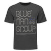 T-shirt gris du Blue Man Group avec tuyaux modernes