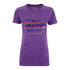 Les Beatles LOVE Rainbow Foil Marquee T-Shirt en violet - Vue de face