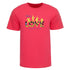 Les Beatles LOVE Kaléidoscope Fuchsia T-Shirt - Vue de face