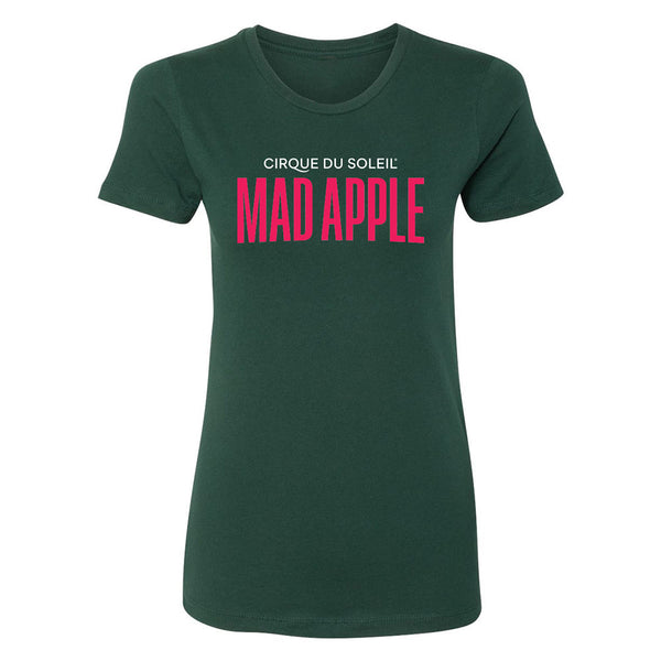 Mad Apple Ladies Marquee T-Shirt en vert - Vue de face
