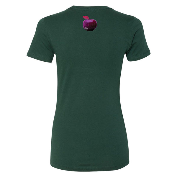 Mad Apple Ladies Marquee T-Shirt en vert - Vue de dos