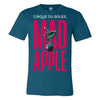 Mad Apple Chapiteau Statue T-Shirt en bleu - Vue de face