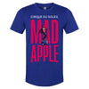 Mad Apple T-shirt de marque Singer en bleu - Vue de face
