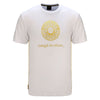 T-shirt de tuyauterie sublimée pour adultes du Cirque du Soleil en blanc - Vue de face