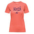 KOOZA Ladies Marquee T-Shirt à Coral - Vue de face