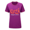 T-shirt KOOZA violet, pour femmes
