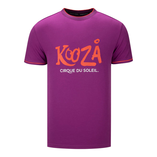 KOOZA T-shirt à chapiteau violet - Vue de face