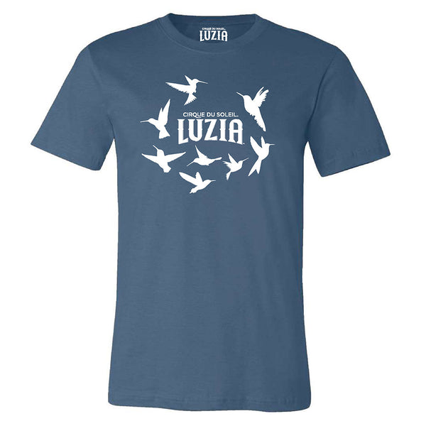 LUZIA T-shirt de marque en bleu - Vue de face