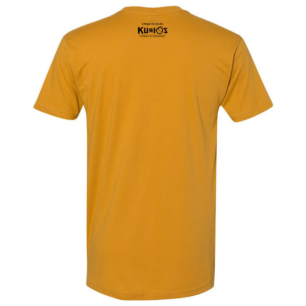 KURIOS World of Wonders T-Shirt en jaune - Vue arrière